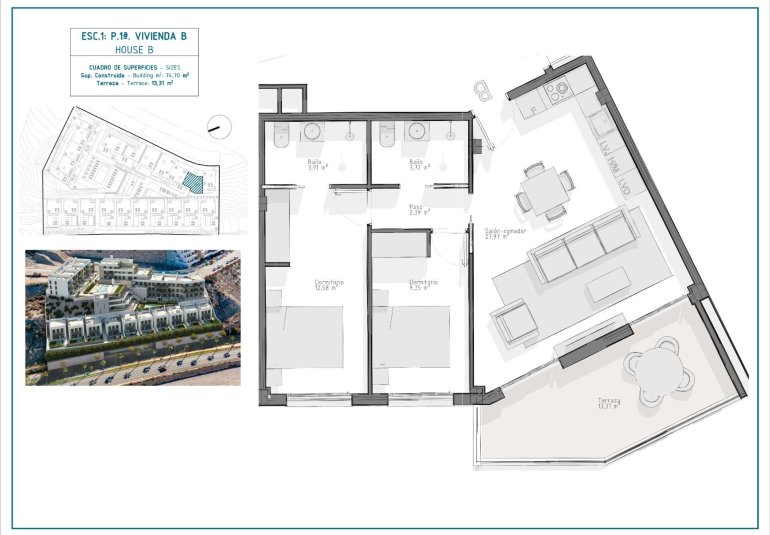New Build - Apartment -
Águilas - Playa del Hornillo