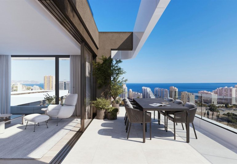 New Build - Apartment -
Calpe - Marisol park