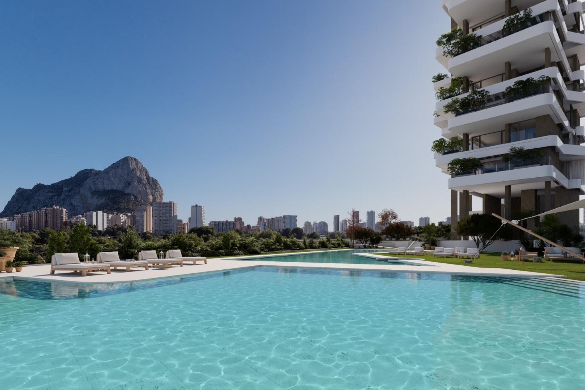 New Build - Apartment -
Calpe - Marisol park