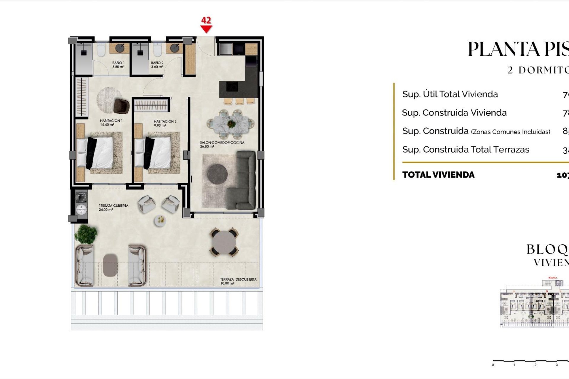 New Build - Apartment -
Finestrat - Balcon de finestrat