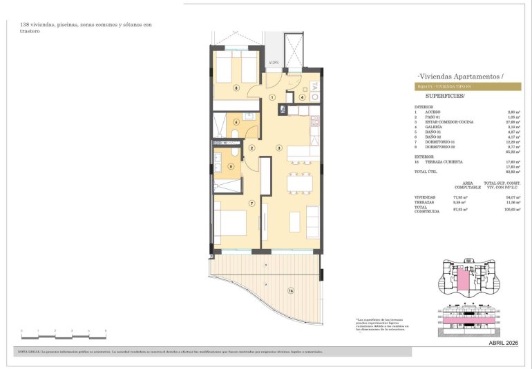 New Build - Apartment -
Finestrat - Campana garden