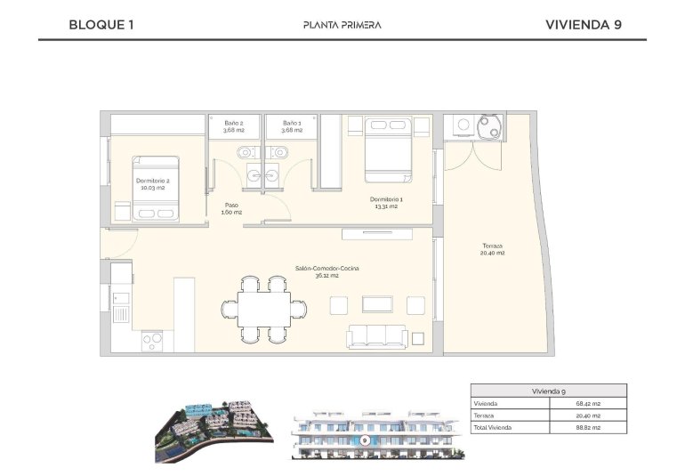 New Build - Apartment -
Finestrat - Puig Campana Golf