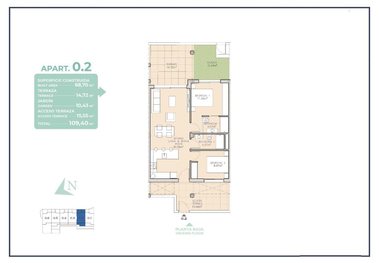 New Build - Apartment -
Los Alcázares - Serena Golf