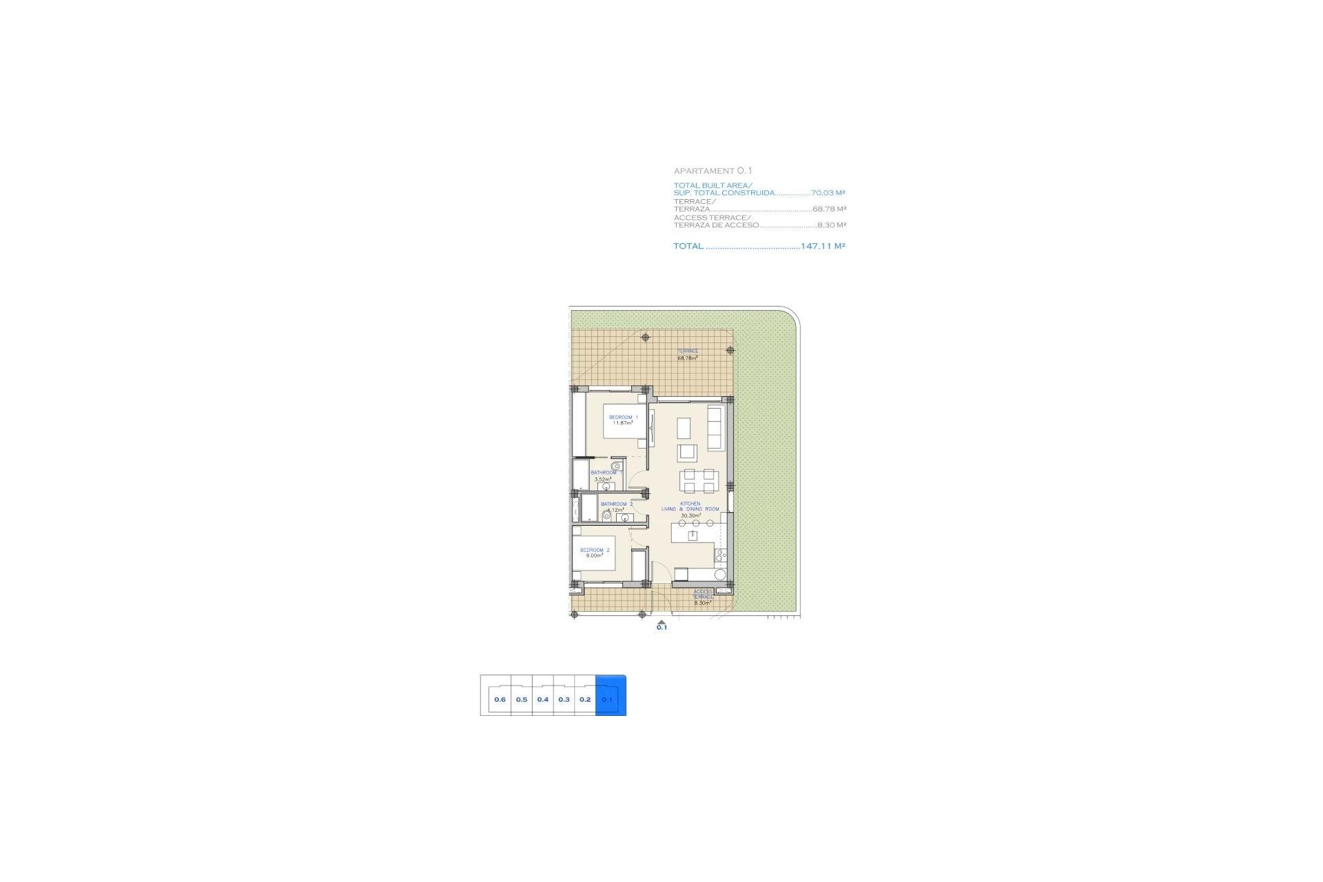 New Build - Apartment -
Los Alcázares - Serena Golf