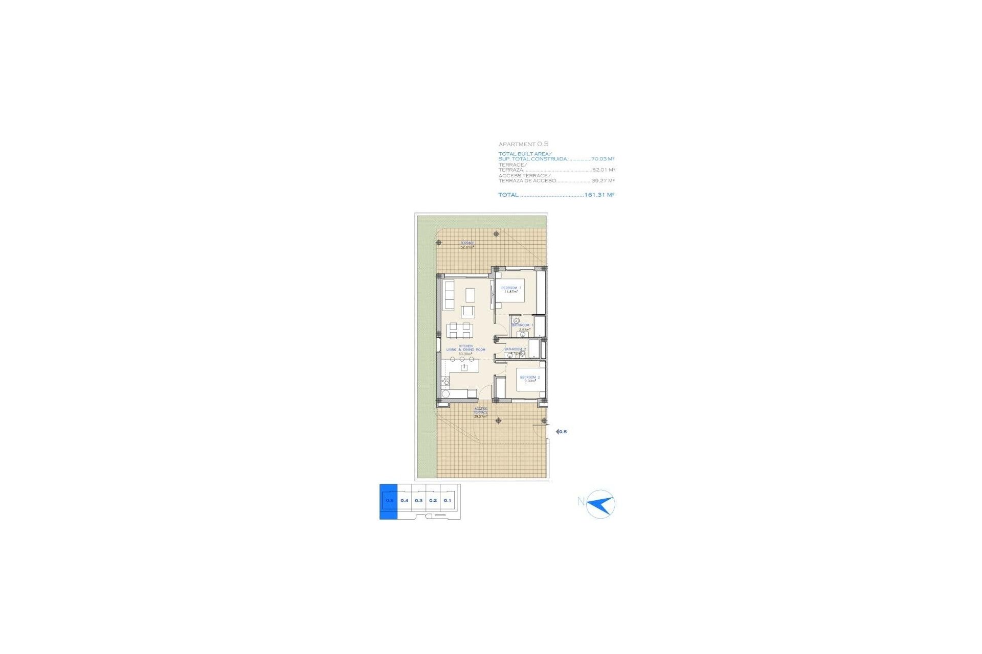 New Build - Apartment -
Los Alcázares - Serena Golf