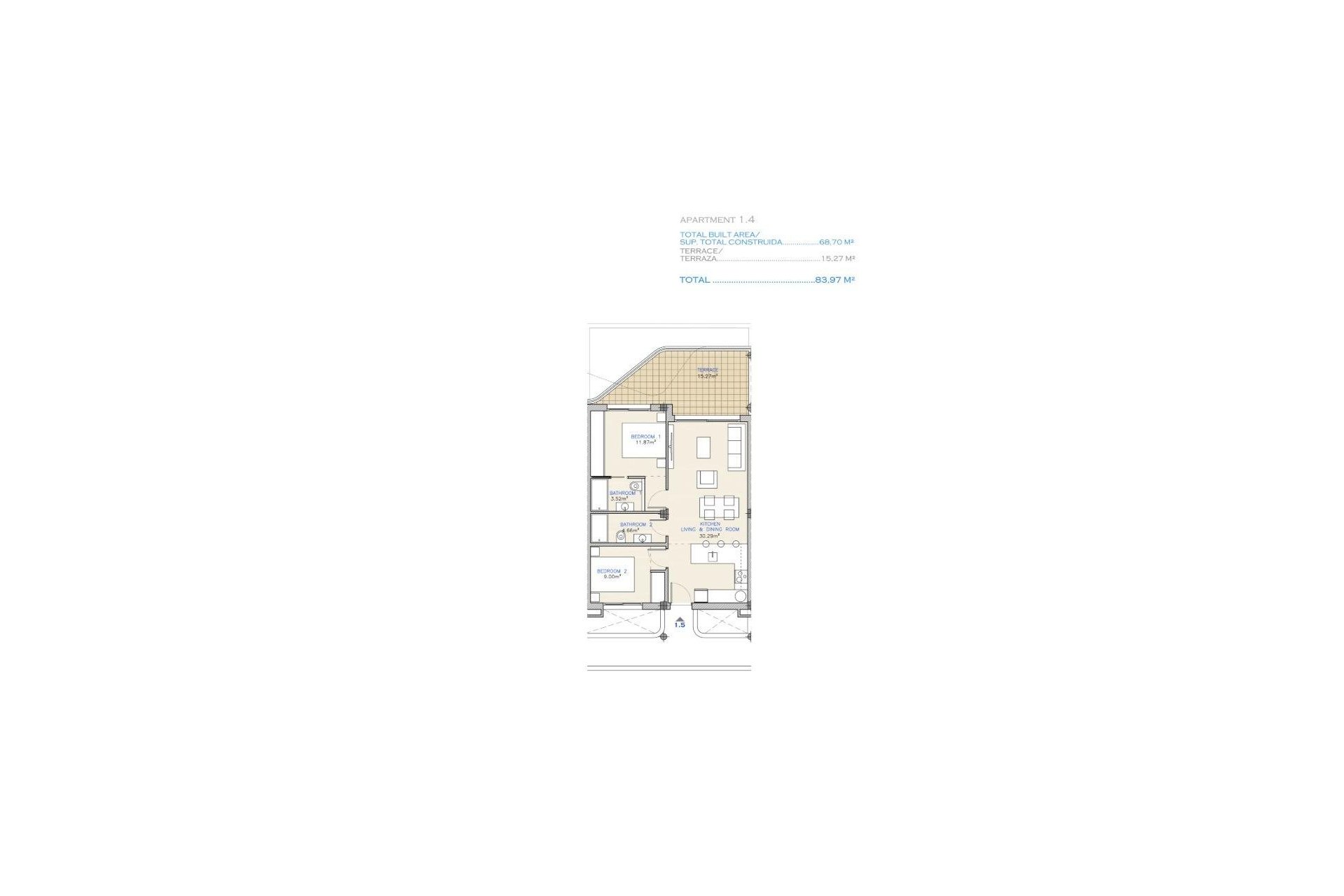 New Build - Apartment -
Los Alcázares - Serena Golf