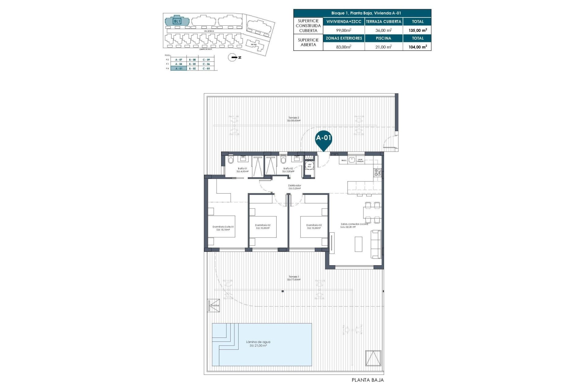 New Build - Apartment -
Los Alcázares - Serena Golf