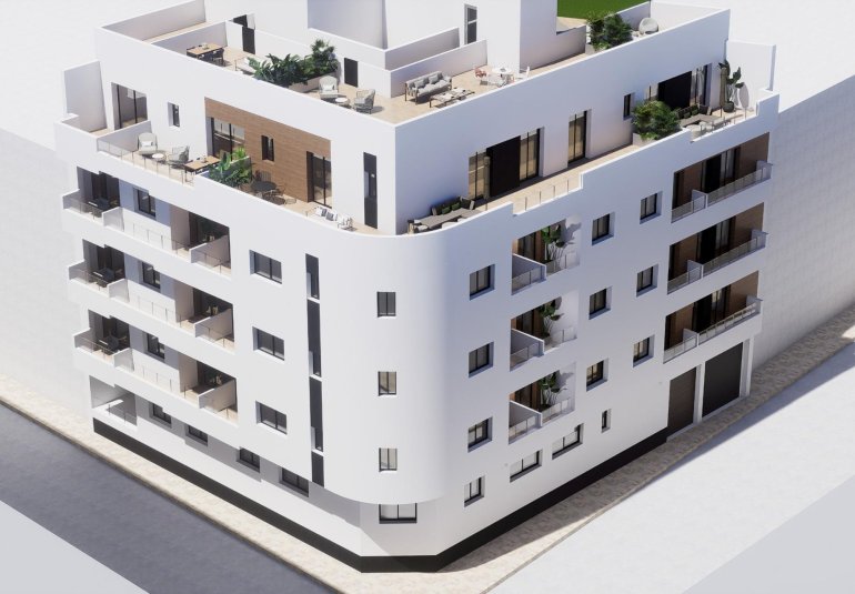 New Build - Apartment -
Torrevieja - pueblo