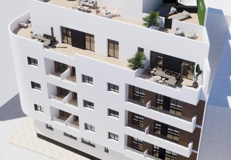 New Build - Apartment -
Torrevieja - pueblo