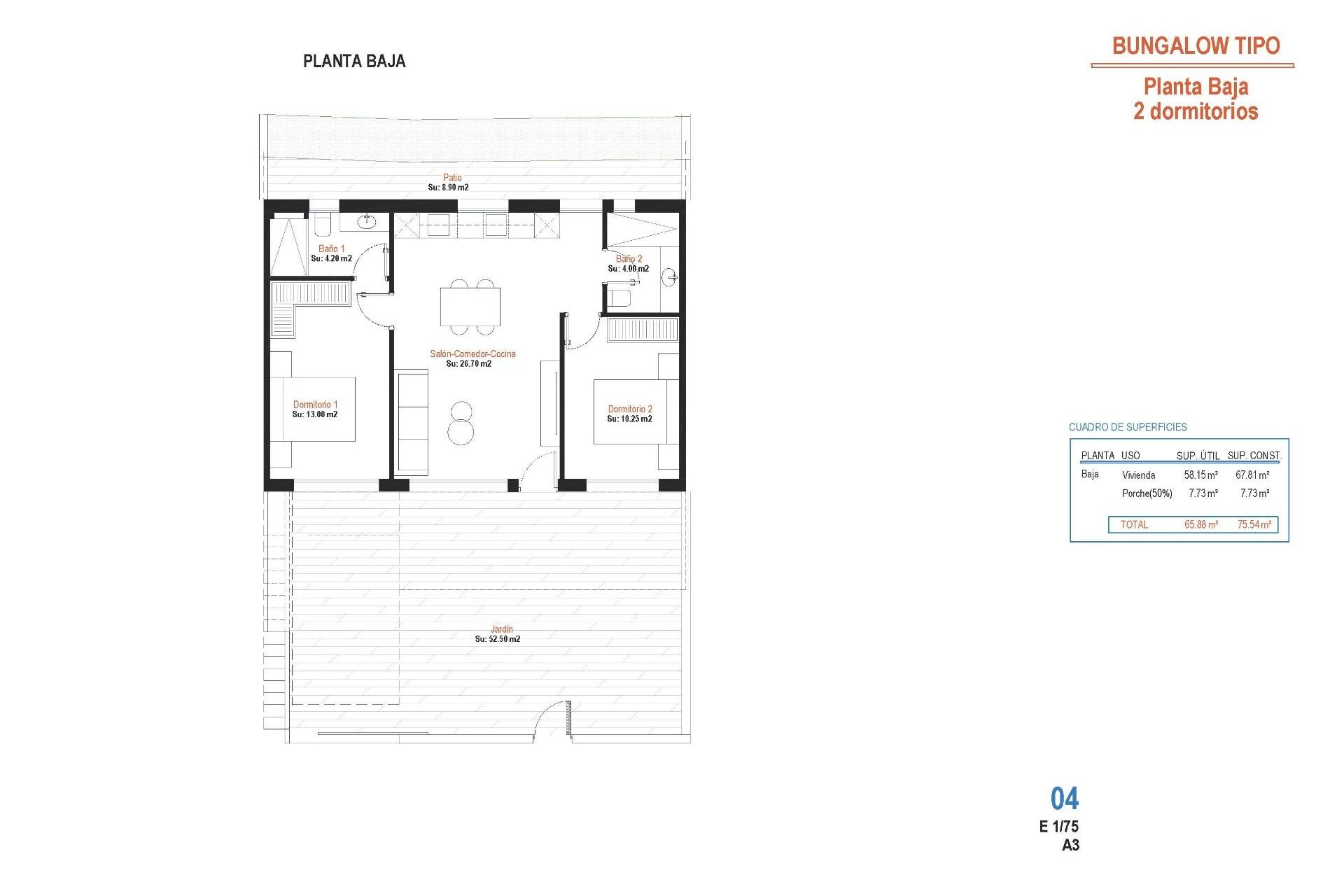 New Build - Bungalow -
Alhama de Murcia - Condado De Alhama