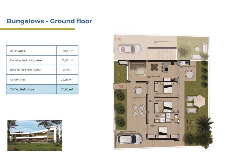 New Build - Bungalow -
Orihuela Costa - La Ciñuelica