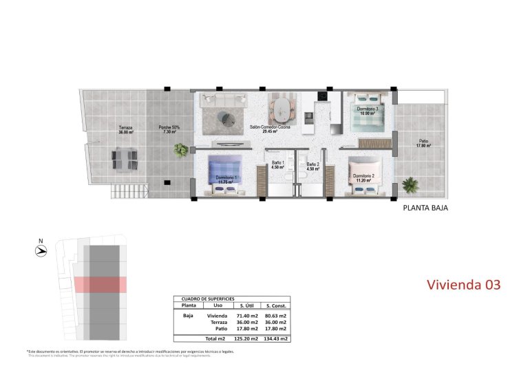 New Build - Bungalow -
Pilar de la Horadada - pueblo
