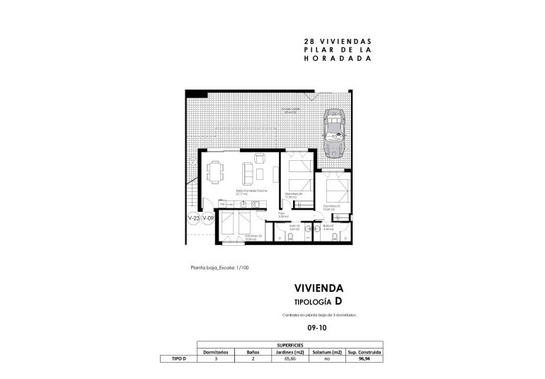 New Build - Bungalow -
Pilar de la Horadada - pueblo