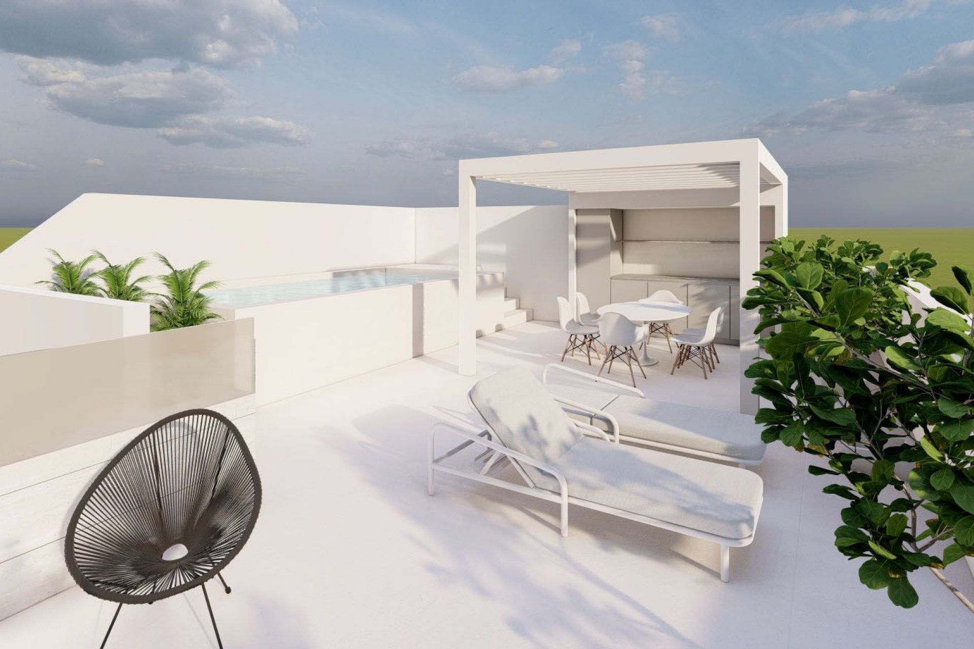 New Build - Bungalow -
Pilar de la Horadada - pueblo
