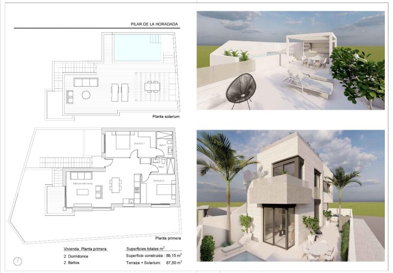 New Build - Bungalow -
Pilar de la Horadada - pueblo