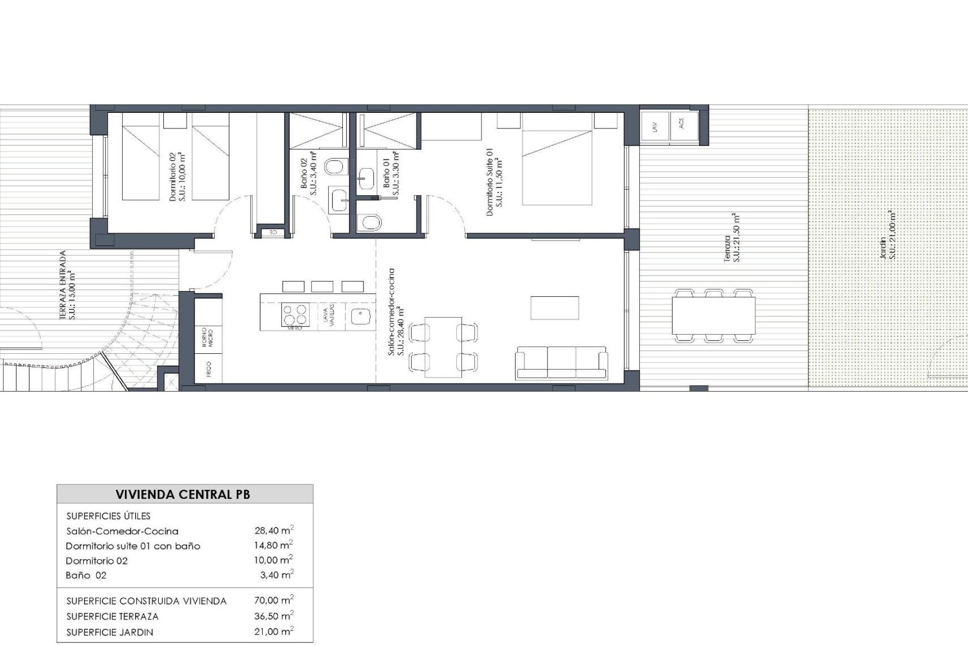 New Build - Bungalow -
San Miguel - Cerro del Sol
