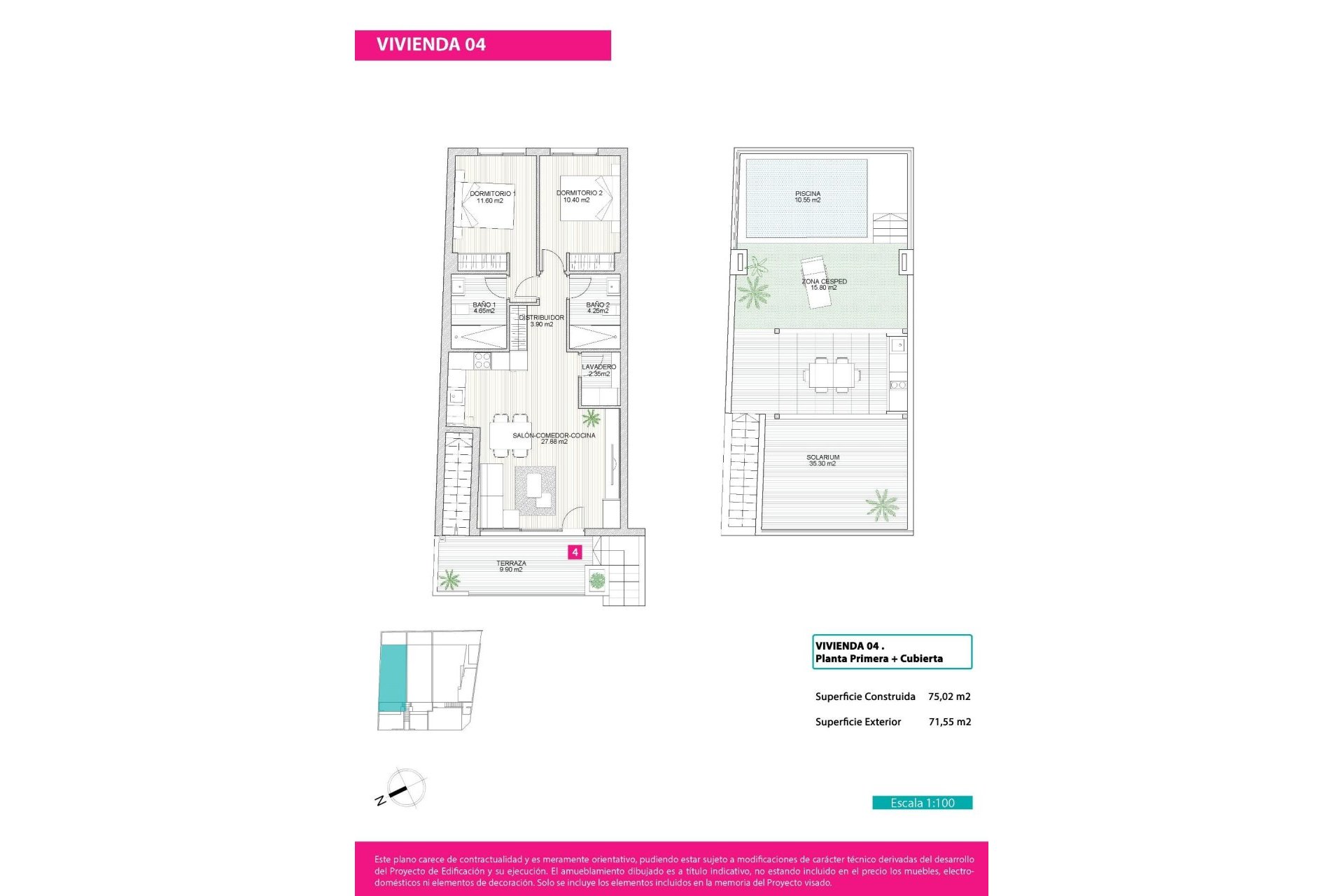 New Build - Bungalow -
San Pedro del Pinatar - Lo Pagan, San Pedro del Pinatar