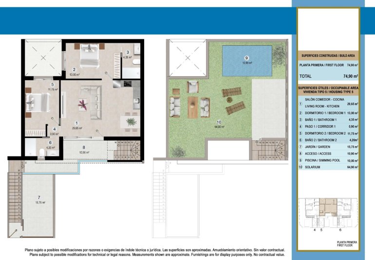 New Build - Bungalow -
San Pedro del Pinatar - Lo Pagan, San Pedro del Pinatar