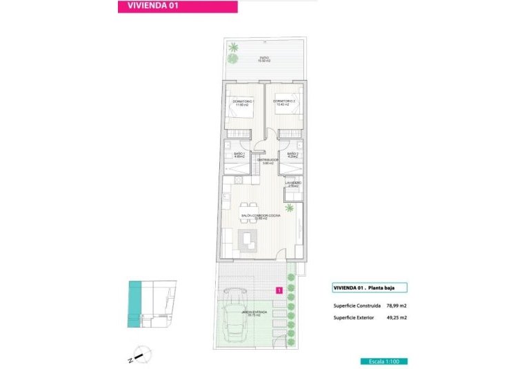 New Build - Bungalow -
San Pedro del Pinatar - Lo Pagan, San Pedro del Pinatar