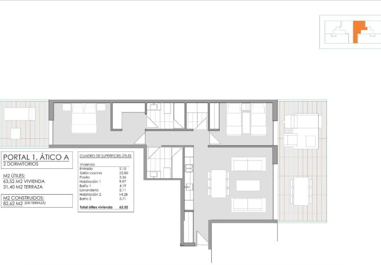 New Build - Penthouse -
Jávea Xàbia - Pueblo