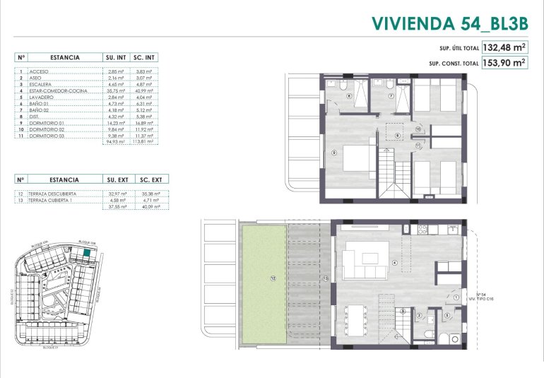 New Build - Penthouse -
Monforte del Cid - Alenda Golf