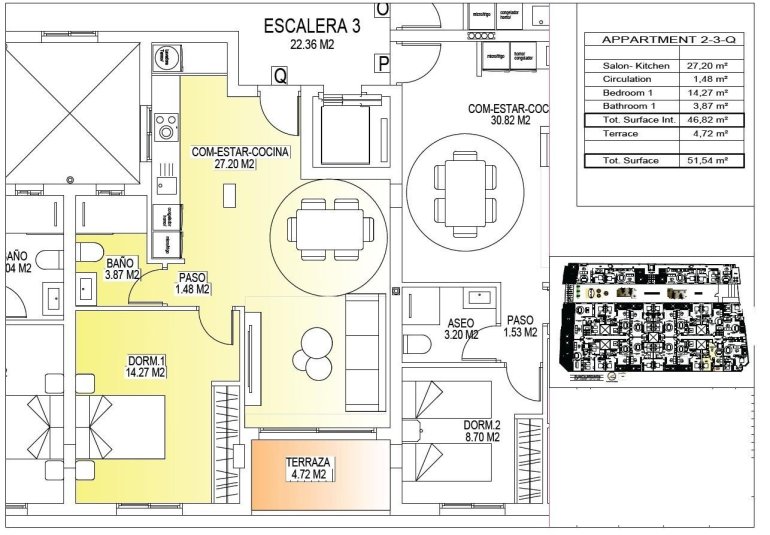 New Build - Penthouse -
San Miguel - Pueblo