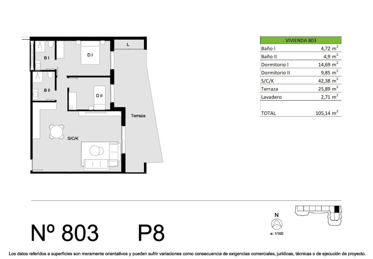 New Build - Penthouse -
San Miguel - Pueblo