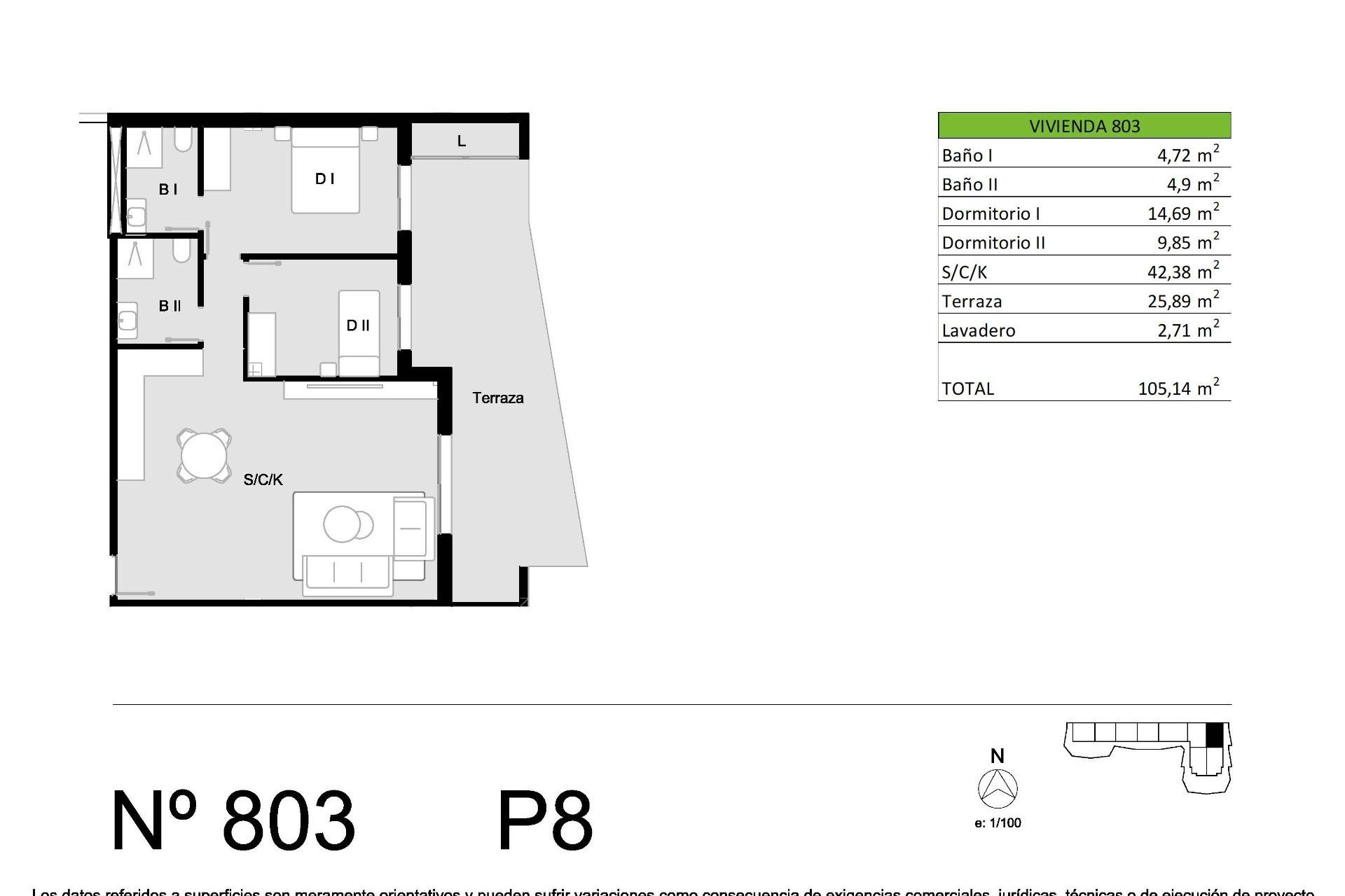 New Build - Penthouse -
San Miguel - Pueblo