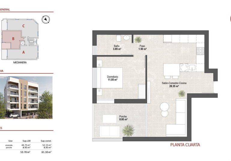New Build - Penthouse -
San Pedro del Pinatar - Lo Pagan, San Pedro del Pinatar
