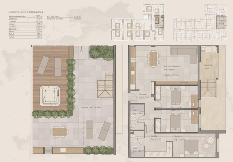 New Build - Penthouse -
Torre Pacheco - Centro