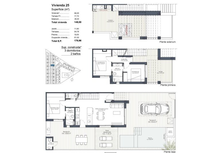 New Build - Quad house -
Los Alcázares - Serena Golf