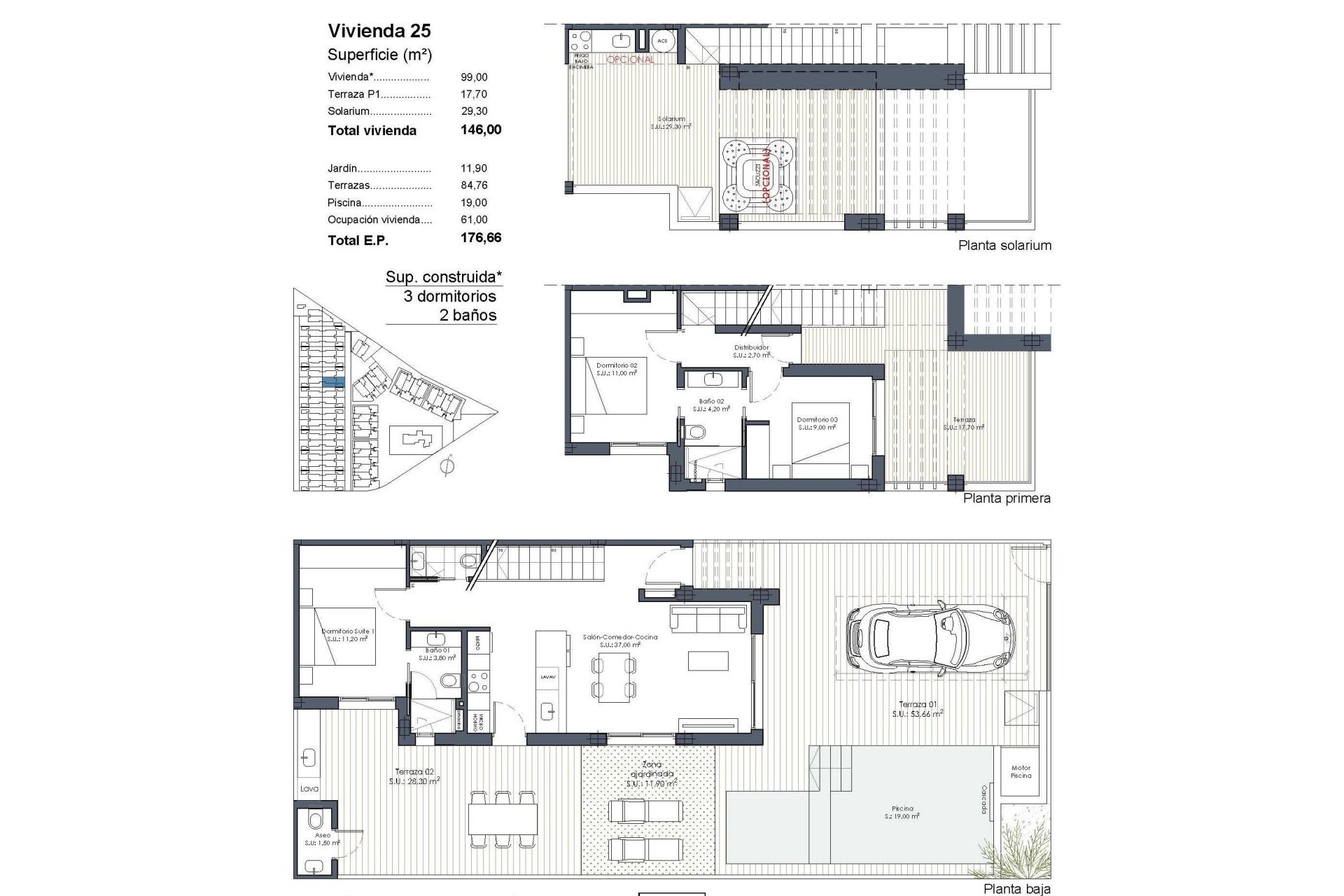 New Build - Quad house -
Los Alcázares - Serena Golf