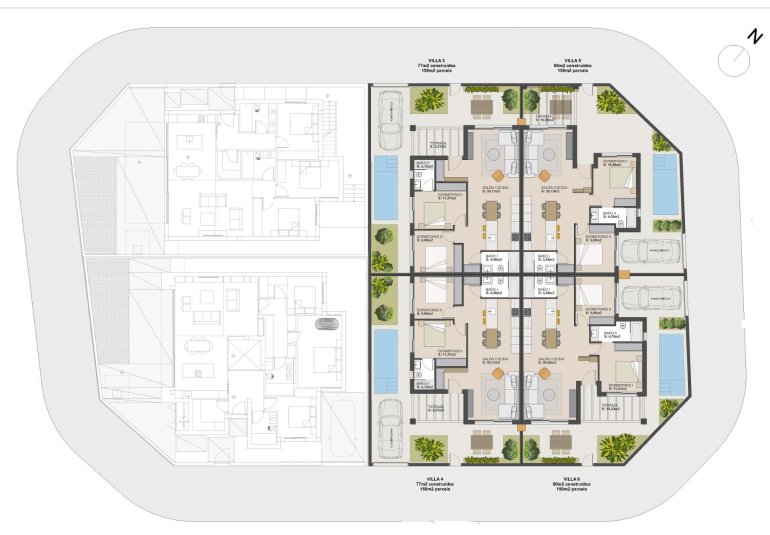 New Build - Quad house -
Torre Pacheco - El Alba