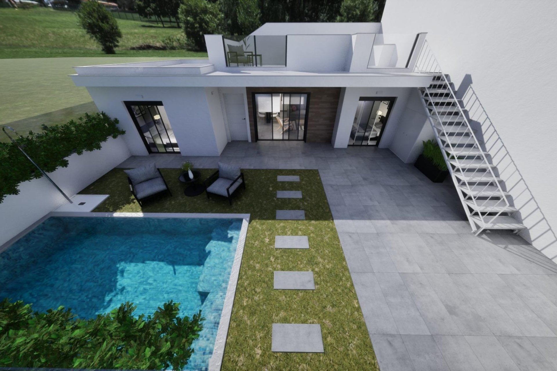 New Build - Quad house -
Torre Pacheco - pueblo