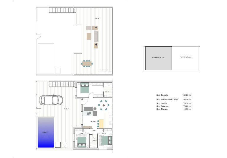 New Build - Quad house -
Torre Pacheco - pueblo