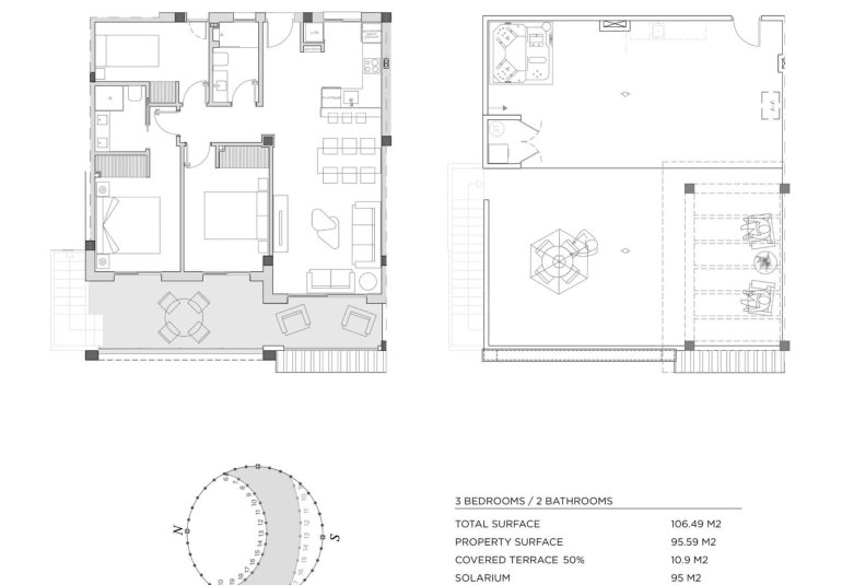 New Build - Top Floor Bungalow -
Ciudad Quesada - Rojales - Doña pepa