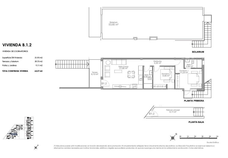 New Build - Top Floor Bungalow -
Puerto de mazarron - Playa Negra