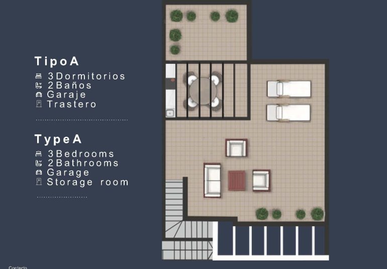 New Build - Top Floor Bungalow -
San Pedro del Pinatar - Los Pinos