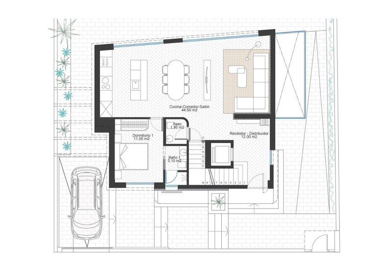 New Build - Villa -
Cabo de Palos - Cala Flores