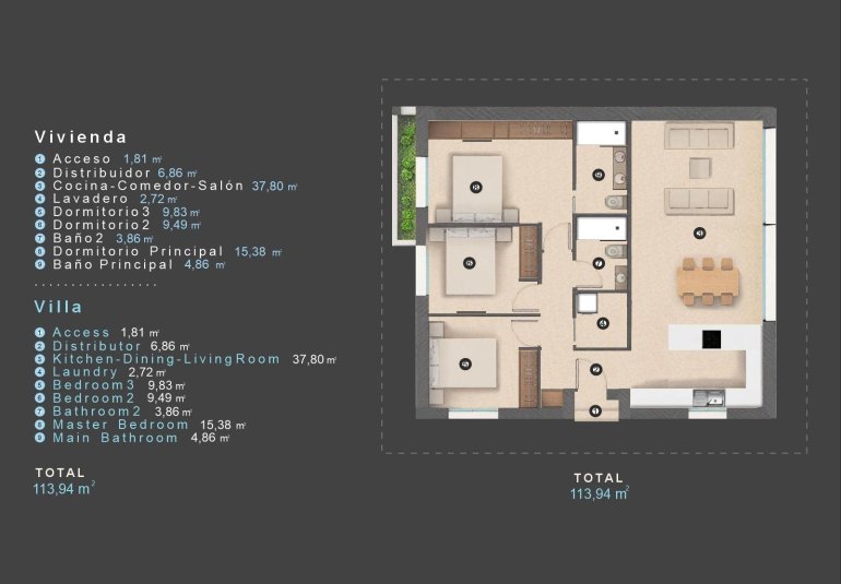 New Build - Villa -
Orihuela Costa - Las Filipinas