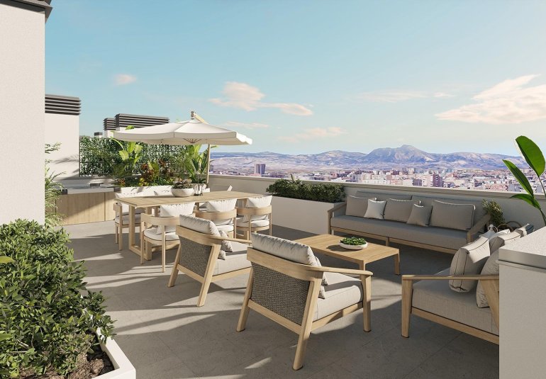 Obra nueva - Ático -
Alicante - San Agustín-PAU 2