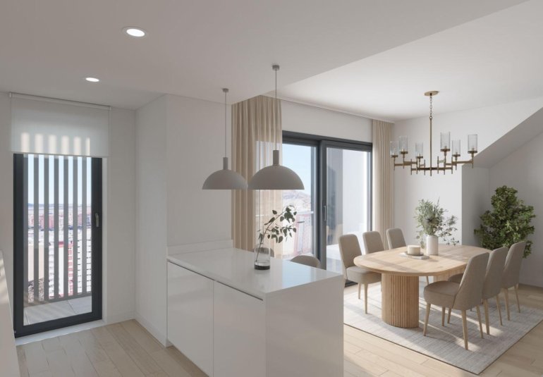 Obra nueva - Ático -
Alicante - San Agustín-PAU 2