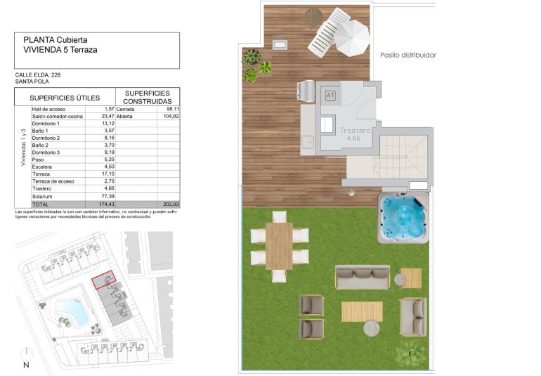 Obra nueva - Ático -
Santa Pola - Playa Tamarit
