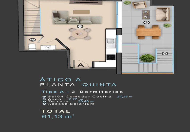 Obra nueva - Ático -
Torrevieja - Centro