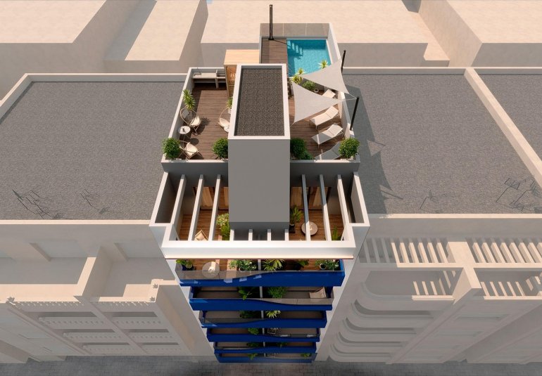 Obra nueva - Ático -
Torrevieja - Playa del Acequión