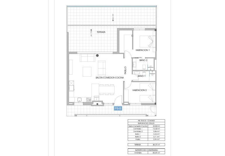 Obra nueva - Ático -
Villajoyosa - Cala de Finestrat