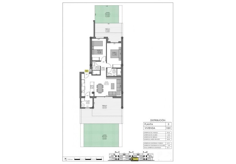 Obra nueva - Bungalow -
Algorfa - La finca golf
