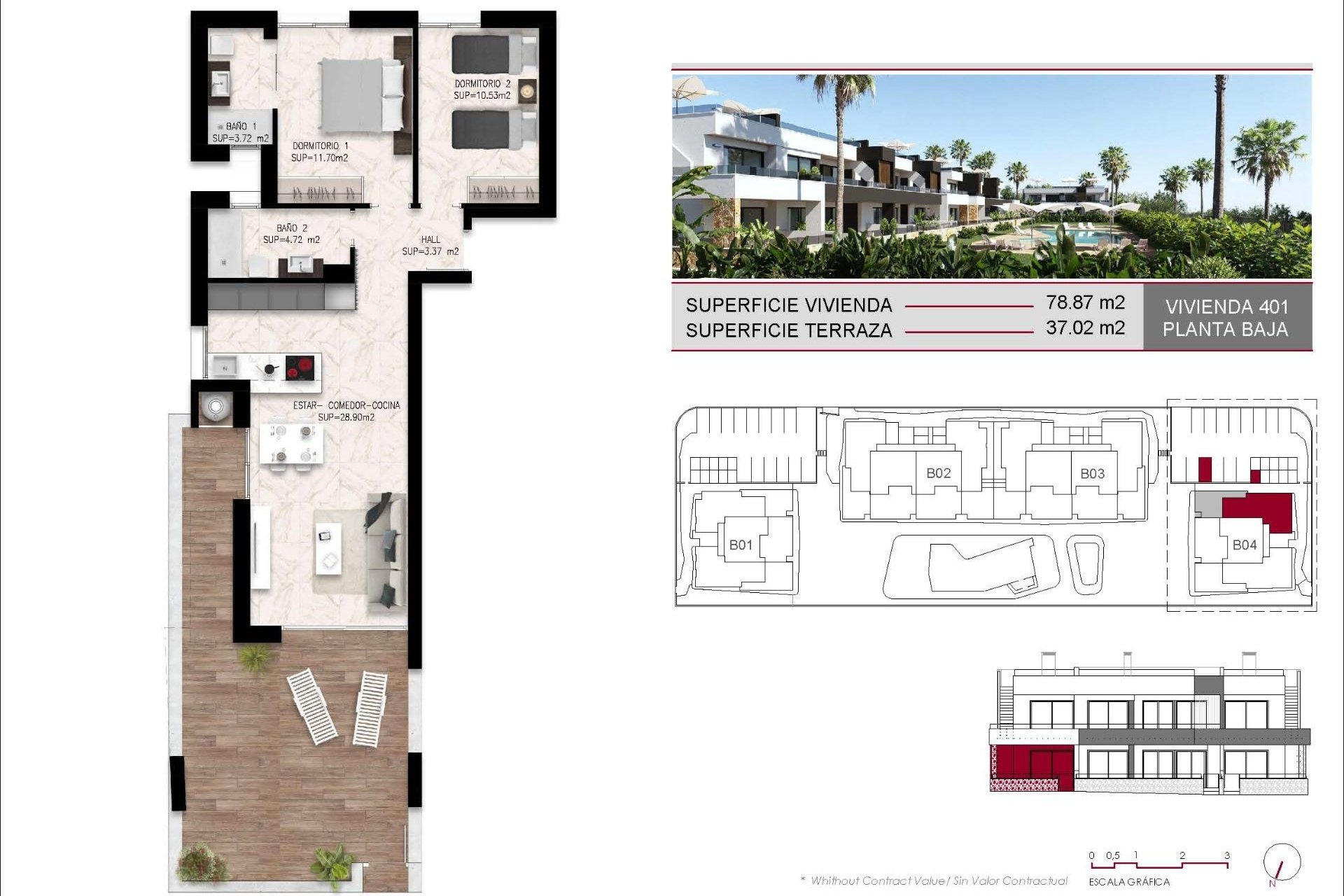 Obra nueva - Bungalow -
Ciudad Quesada - Rojales - Lo Marabú