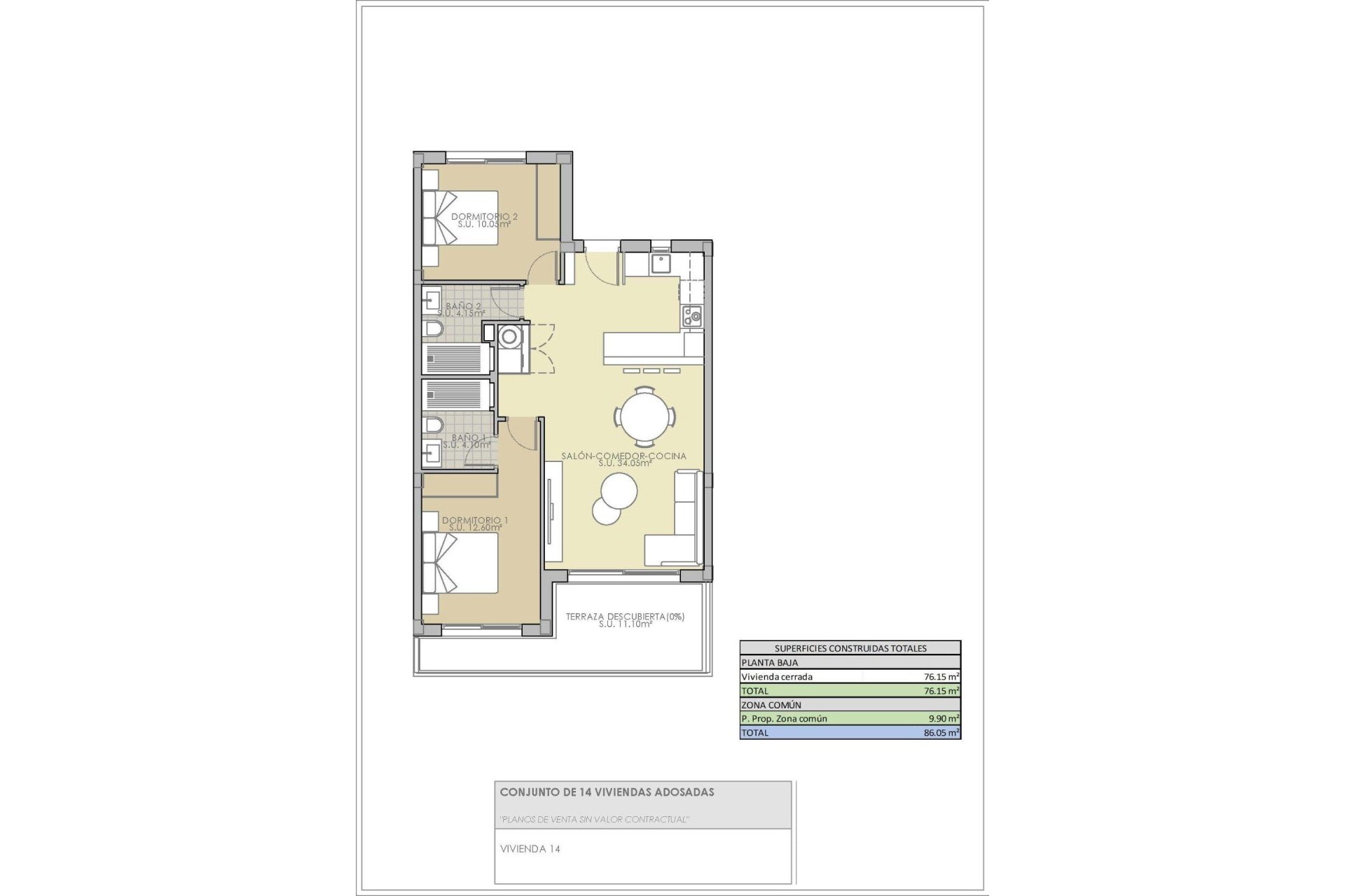 Obra nueva - Bungalow -
Ciudad Quesada - Rojales - Pueblo