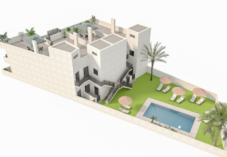 Obra nueva - Bungalow -
Hondón de las Nieves - La Canalosa